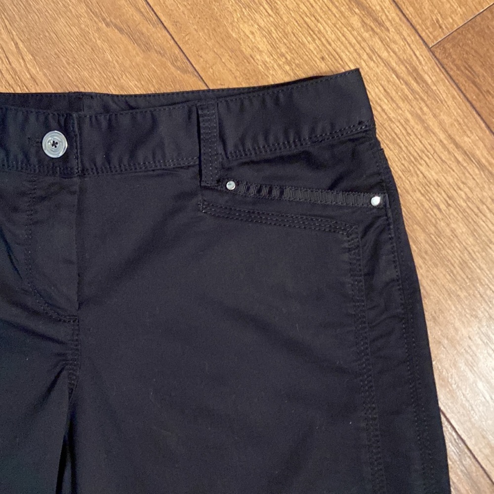 WHBM Black Bermuda Shorts 10.25” Inseam - Picture 4 of 14